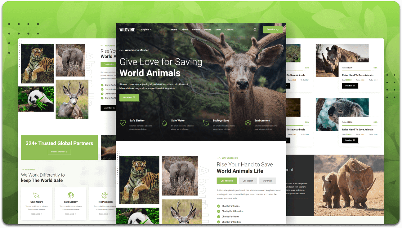 Wildvine - Charity website