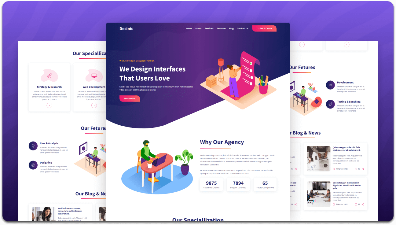 Desinic - Agency website