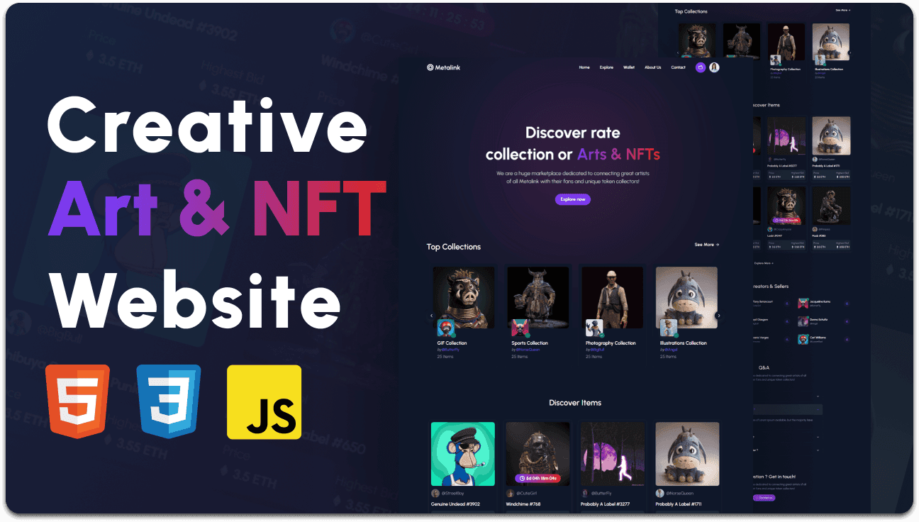 Metalink - NFT Website