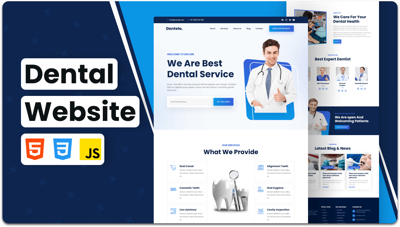 Dentelo - Dental website