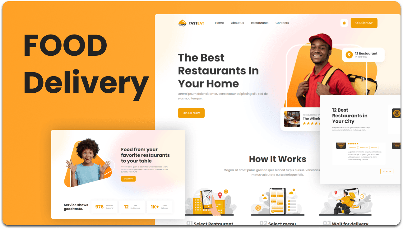 Fasteat - Food delivery Website