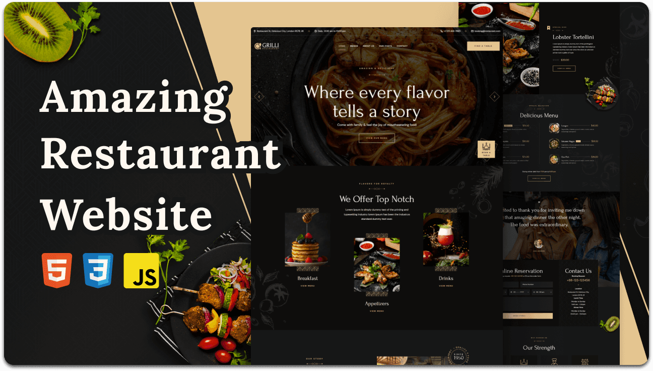 Grilli - Restaurant Website