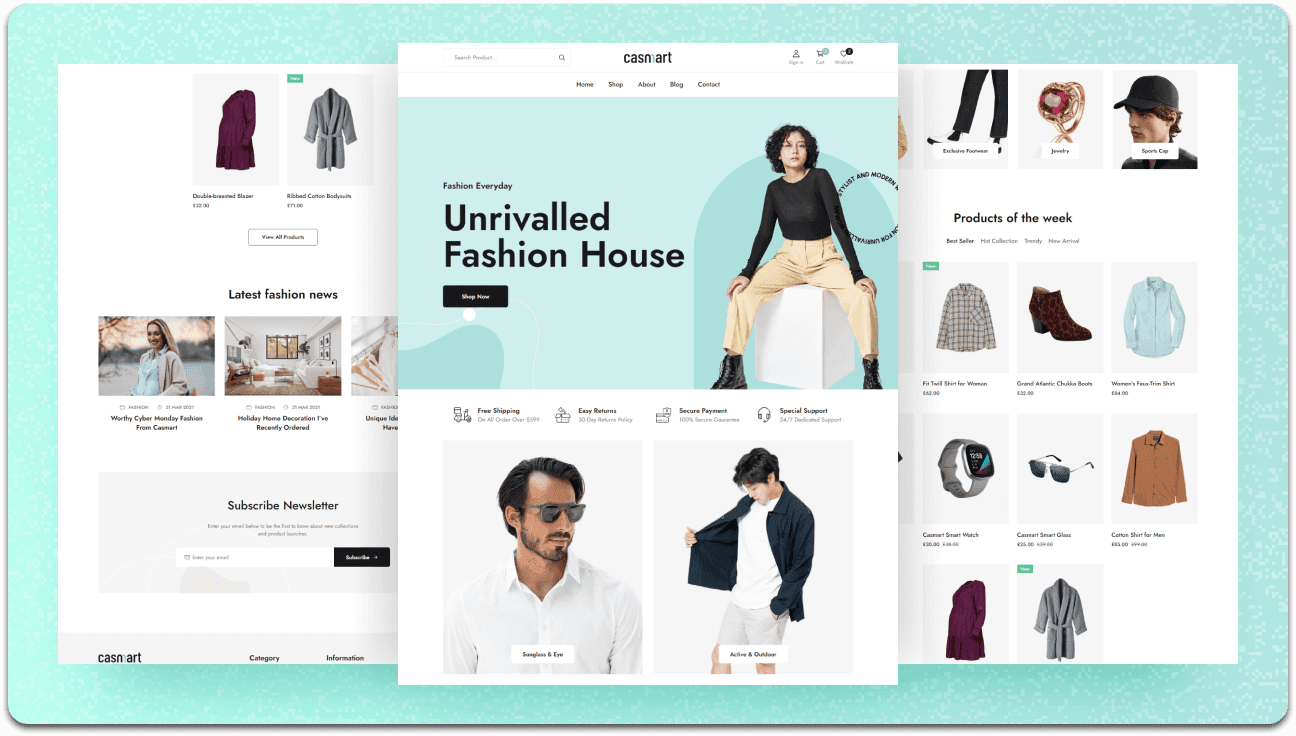 Casmart - eCommerce website